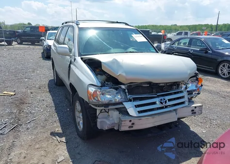 2005 Toyota Highlander V6 from USA, damaged, VIN JTEDP21A950055047